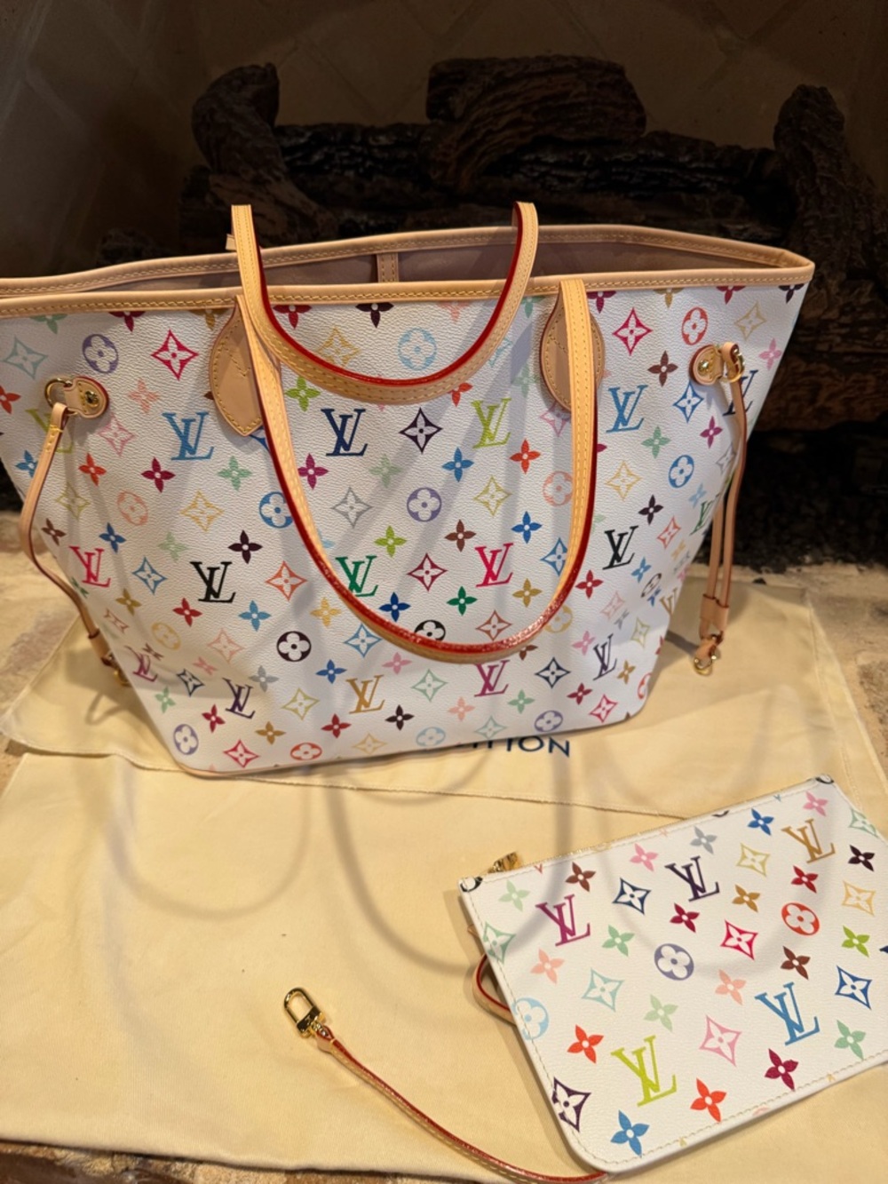 Tote Size MM Multicolor Monogram Bag - Picture 8 of 8
